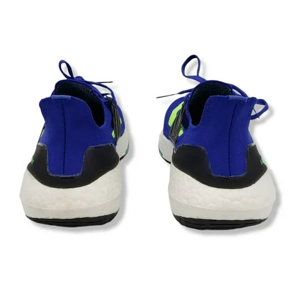 Adidas Ultraboost 21 Running Sneakers Mens Blue Green S23873 - Picture 6 of 12